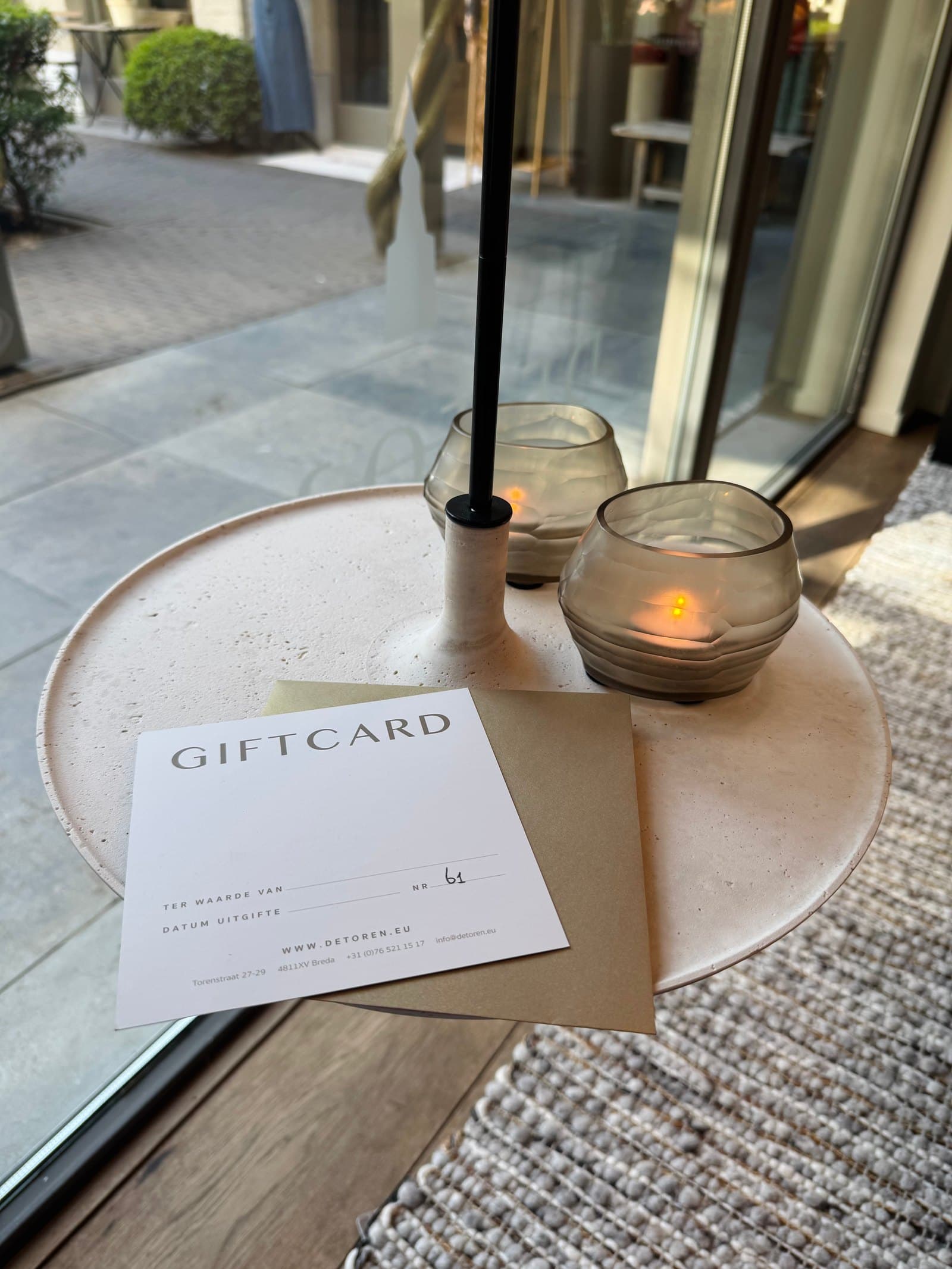 Cadeaubon van De Toren Interieurs Breda